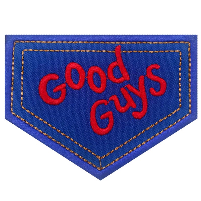 Good Guys Patches for Chucky Costume Adult Women Adult Men Chucky Shirt Sweater Halloween Patches Good Guys Overalls Chucky Tattoos Temporary Halloween Tattoos - Iron On